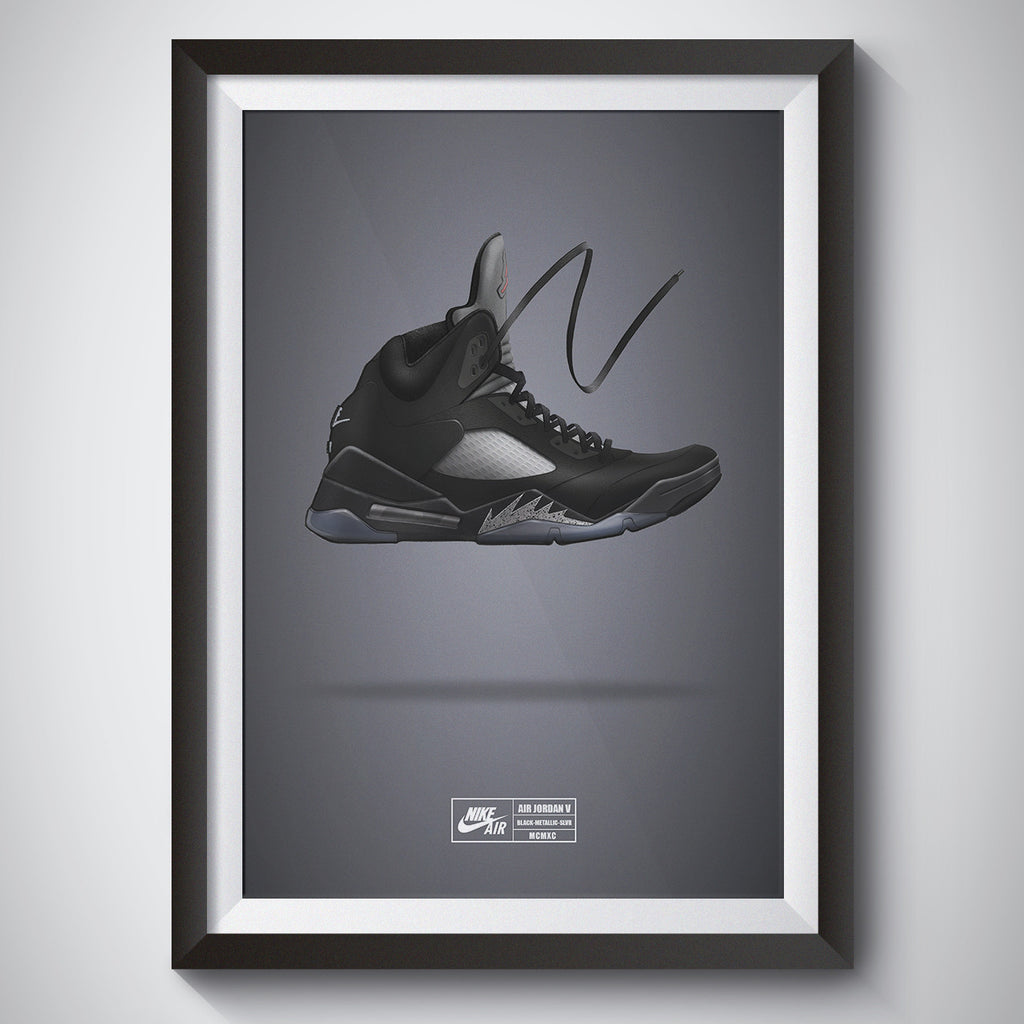 air jordan v black