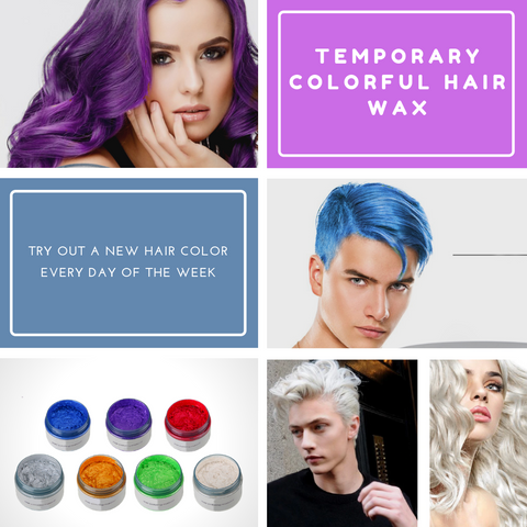 Fashion Trend Colorful Hair Wax Nmclove