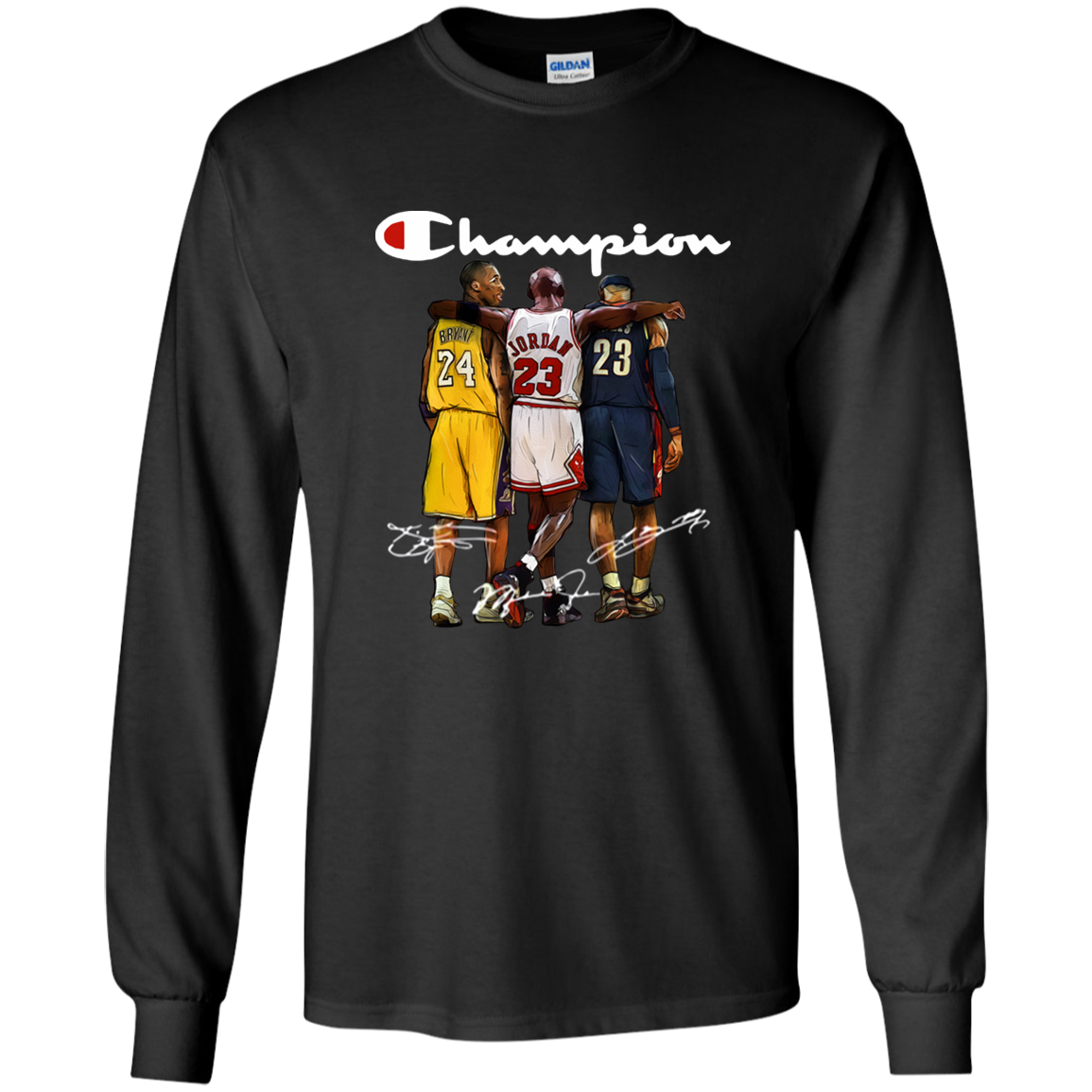 lebron james champion t shirt