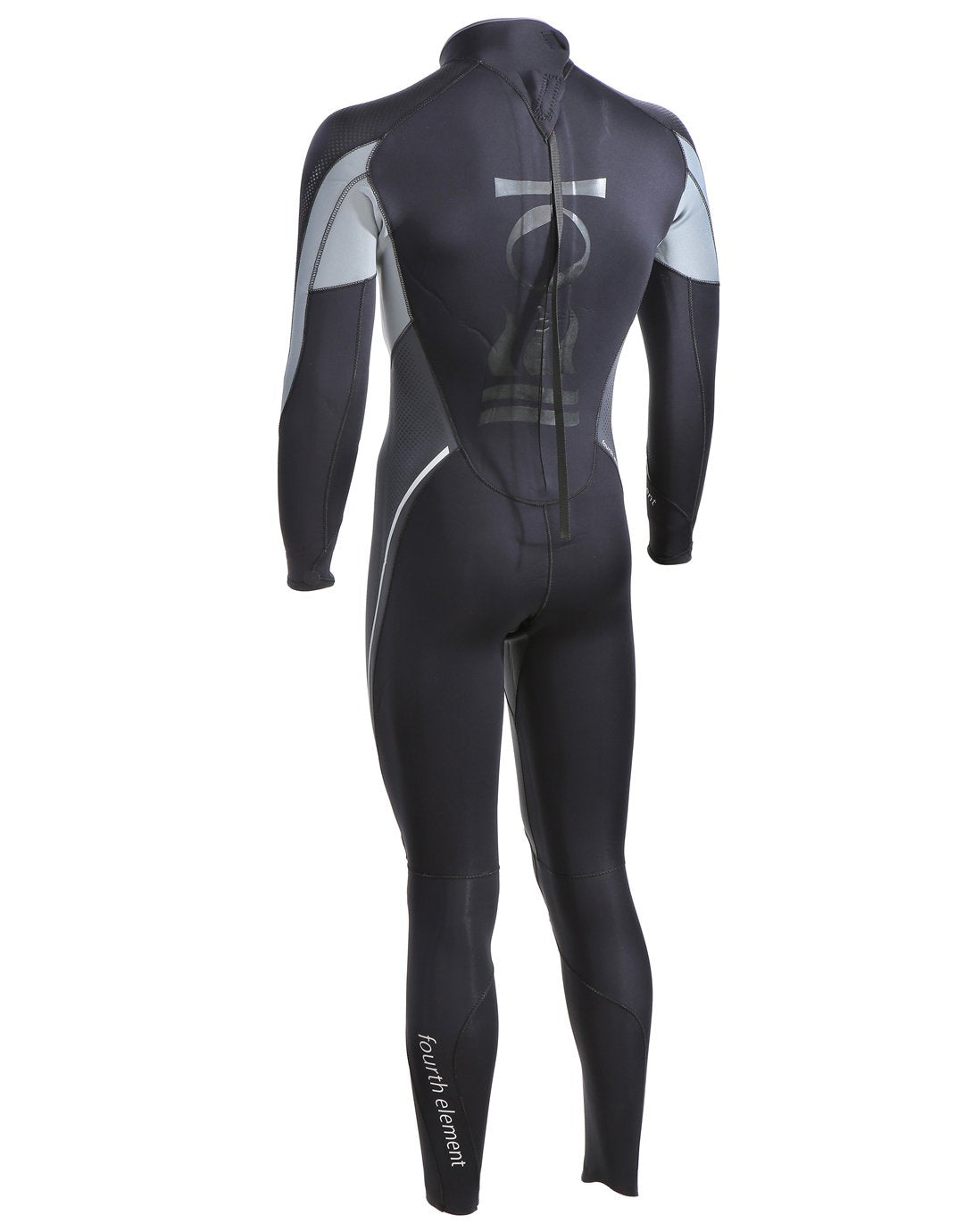 Fourth Element Mens Xenos 3mm Wetsuit - Black and Grey | Simply Scuba UK