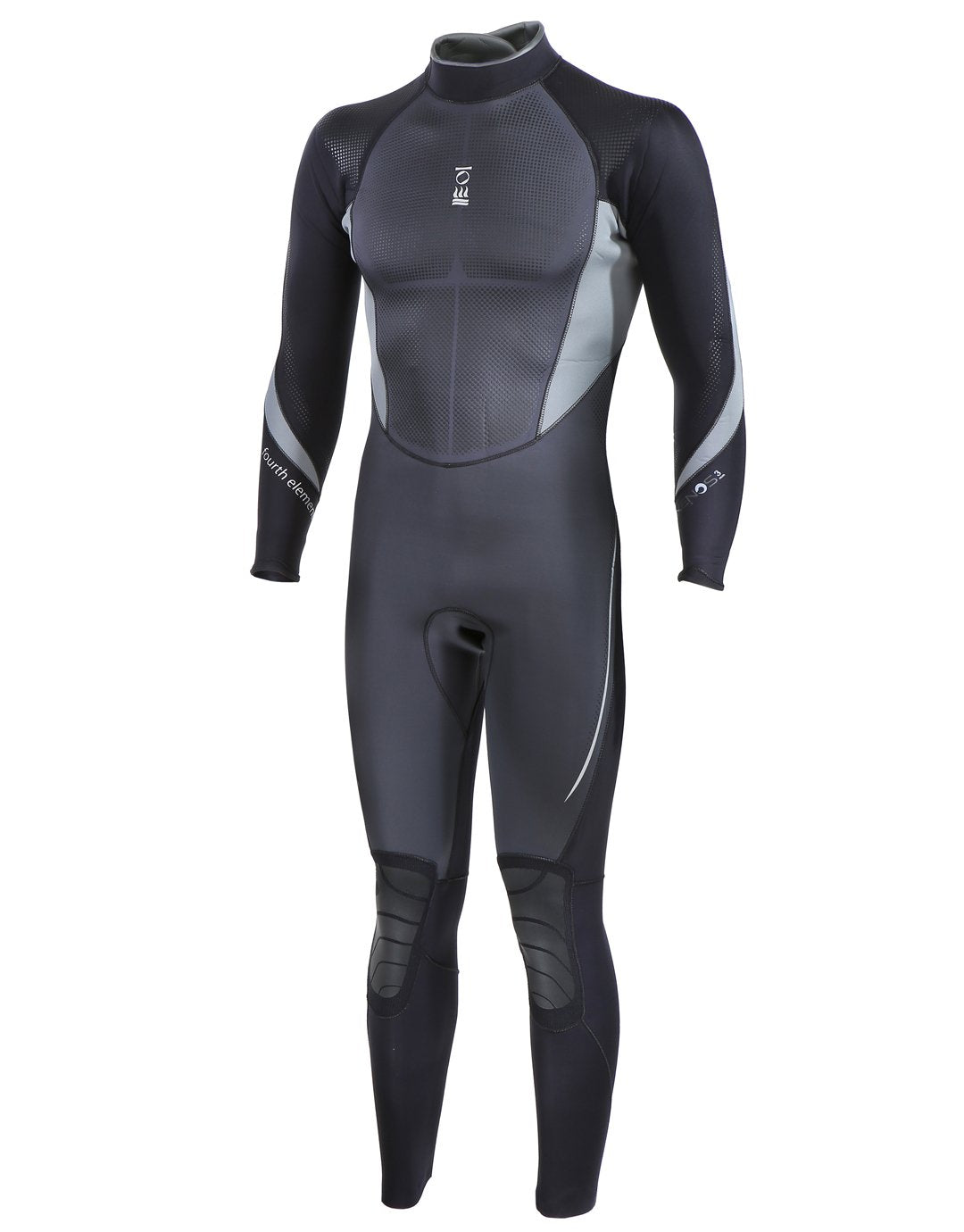 Fourth Element Mens Xenos 3mm Wetsuit Black And Grey Simply Scuba Uk
