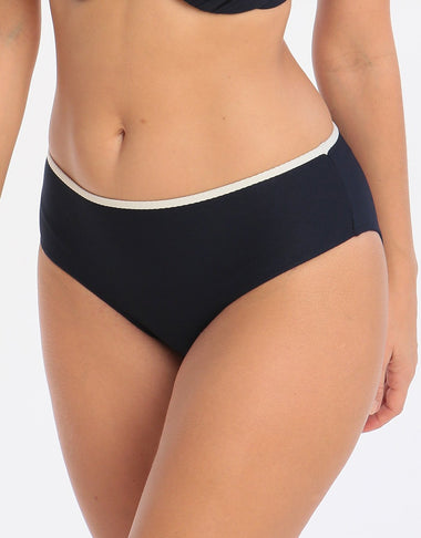 plain navy bikini bottoms