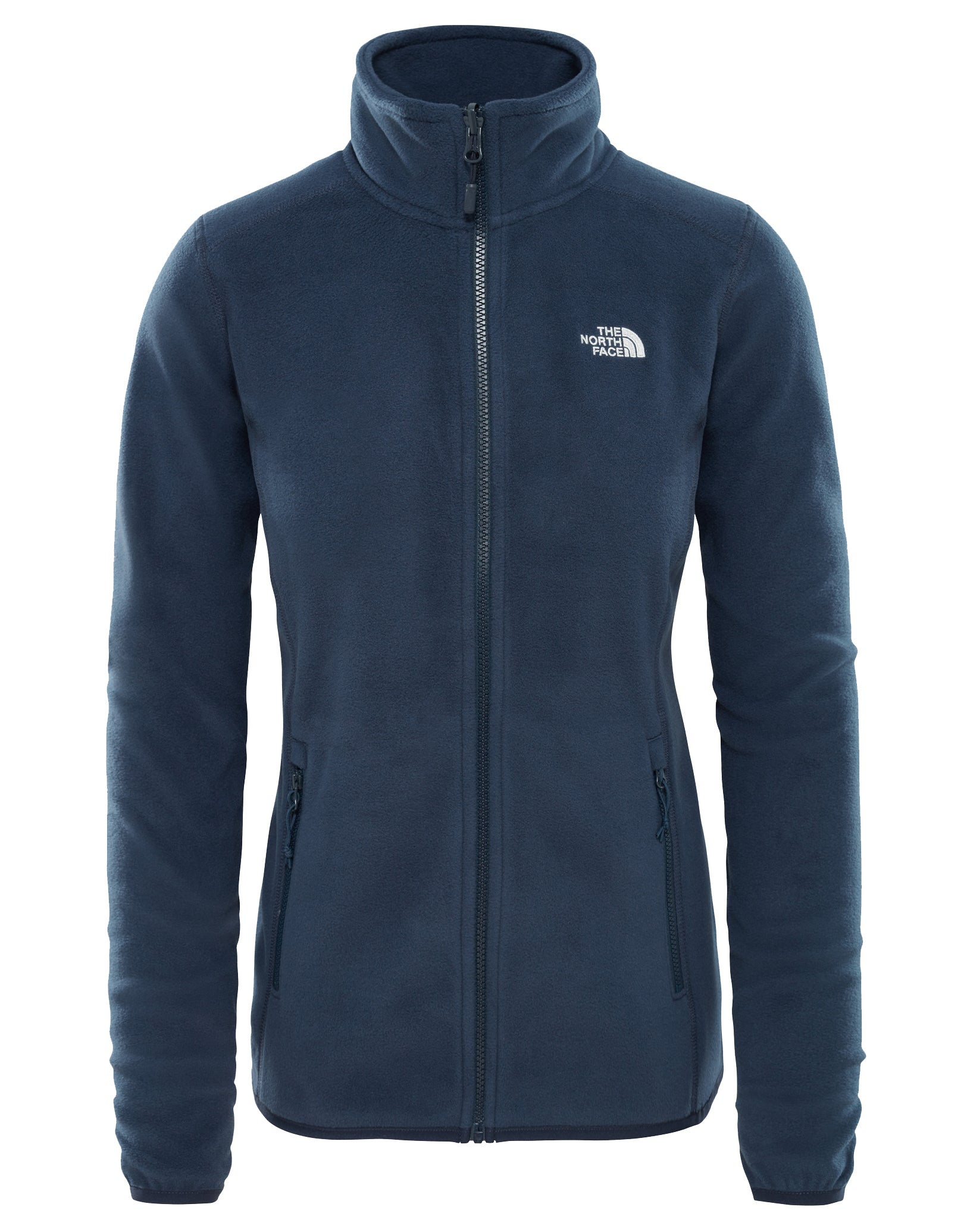 The North Face Womens 100 Glacier Full Zip Fleece - Urban Navy | Simply ...