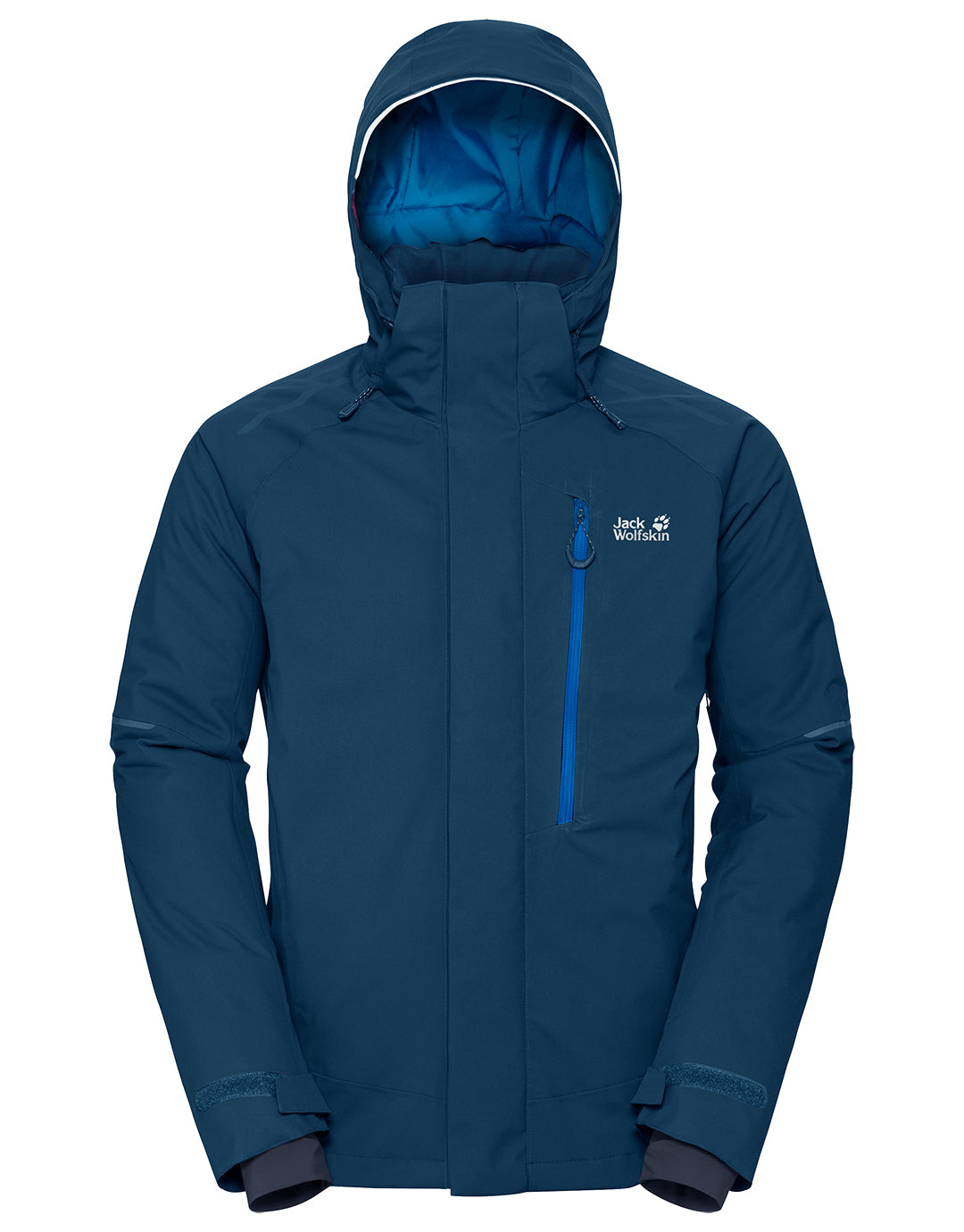 Jack Wolfskin Mens Exolight Icy Ski Jacket - Poseidon Blue | Simply Hike UK