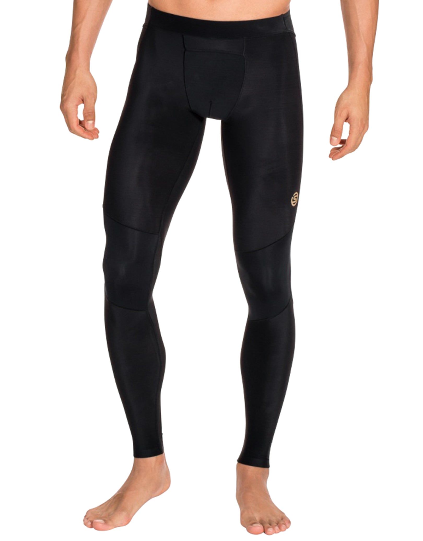 Skins Mens A400 Long Tights - Black | Simply Hike UK