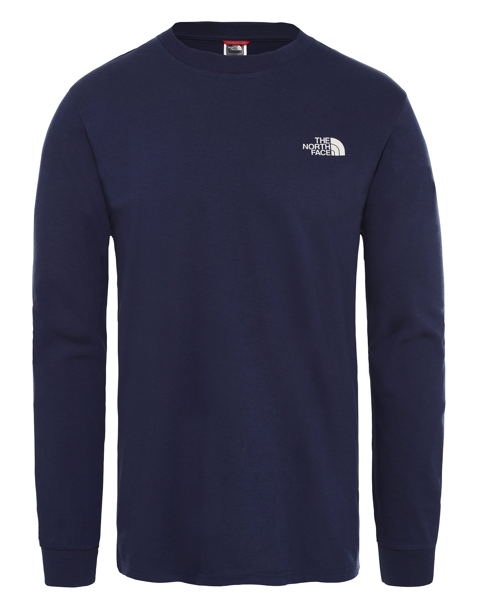 The North Face Mens Long Sleeve Simple Dome T Shirt - Montague Blue ...