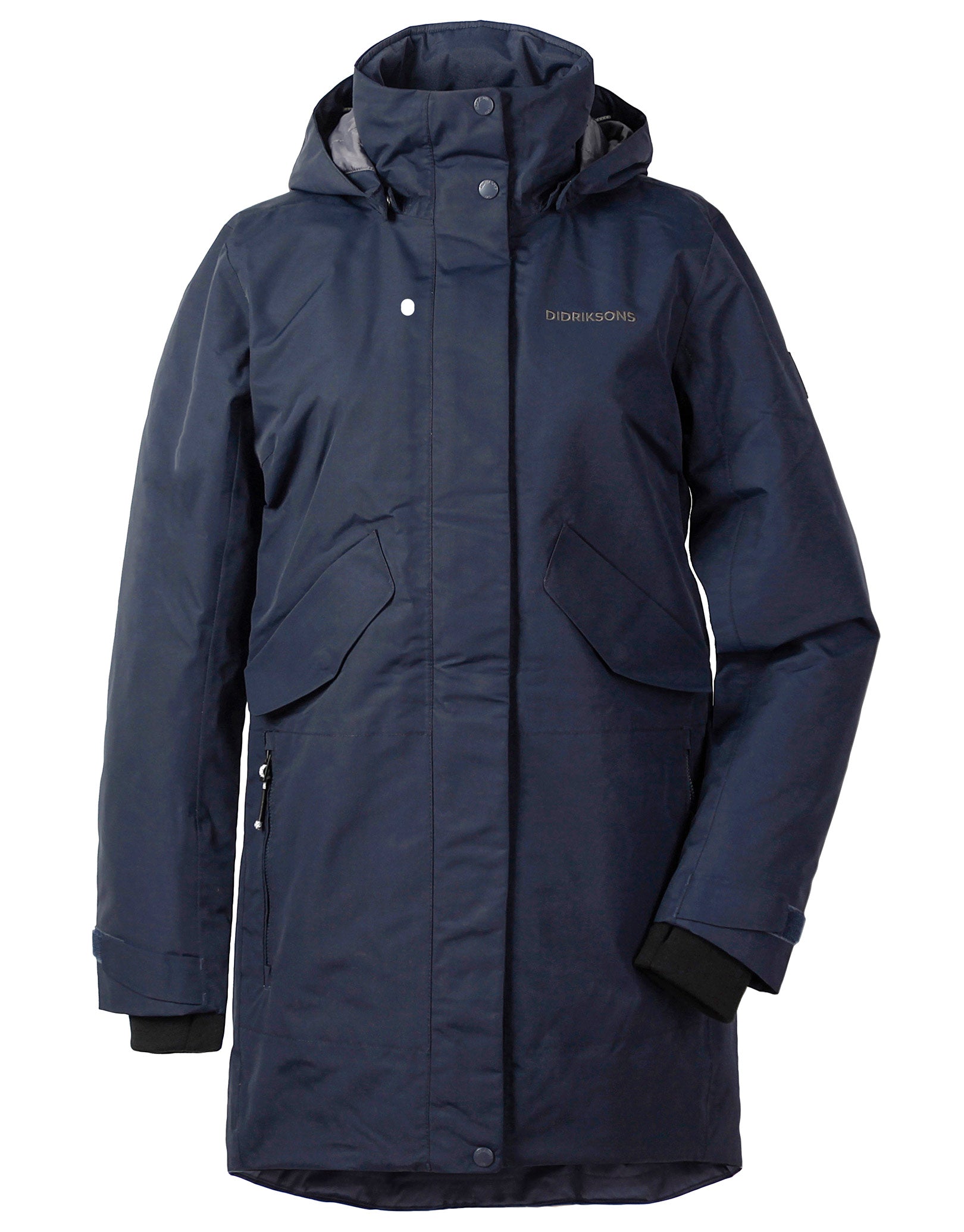 Didriksons Womens Tanja Parka Jacket - Dark Night Blue | Simply Hike UK