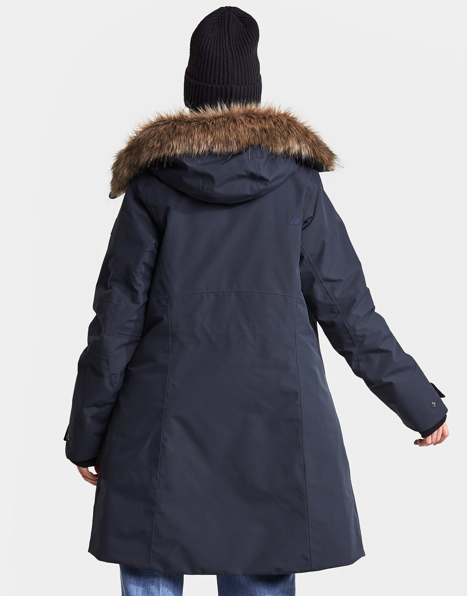 Didriksons Womens Mea Parka Jacket - Dark Night Blue | Simply Hike UK