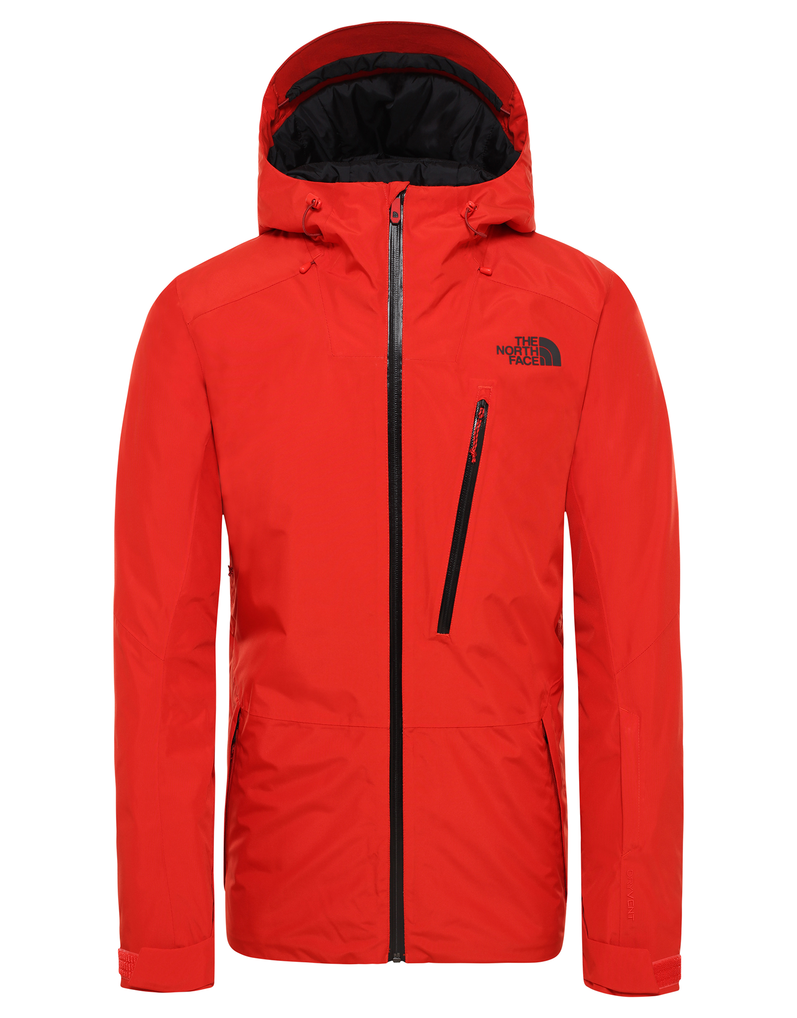 The North Face Mens Descendit Ski Jacket - Fiery Red | Simply Hike UK