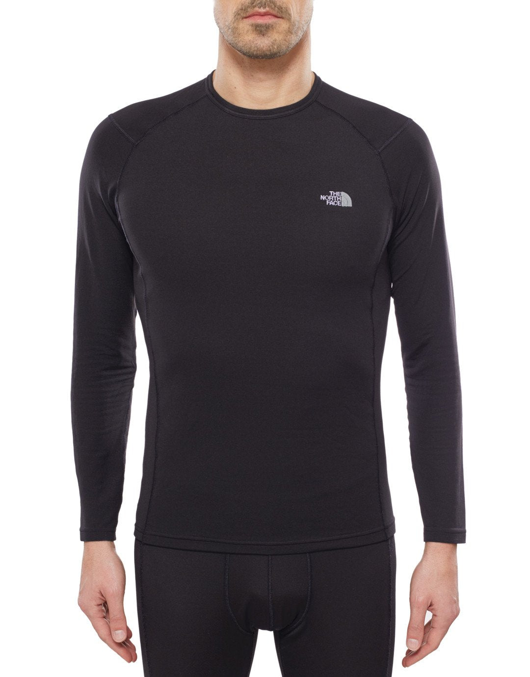 The North Face Mens Warm Long Sleeve Crew Neck - TNF Black | Simply Hike UK