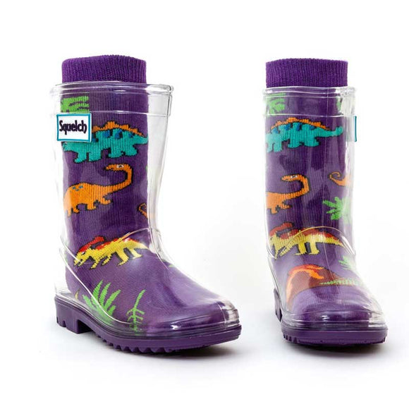 Transparent Welly Boots and Sock Package - DInos