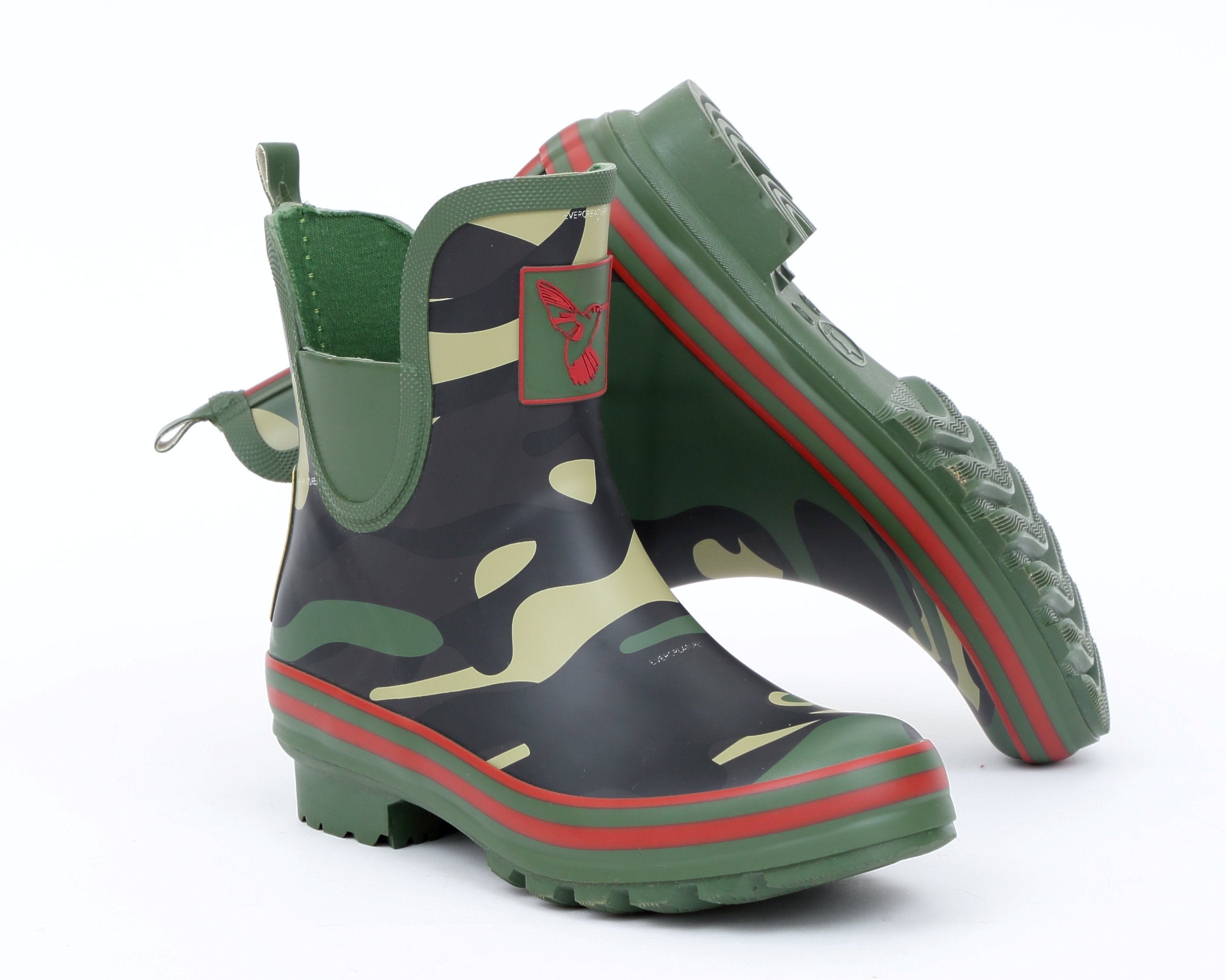 Evercreatures Camouflage Meadow Ankle Wellies | Simply Hike UK