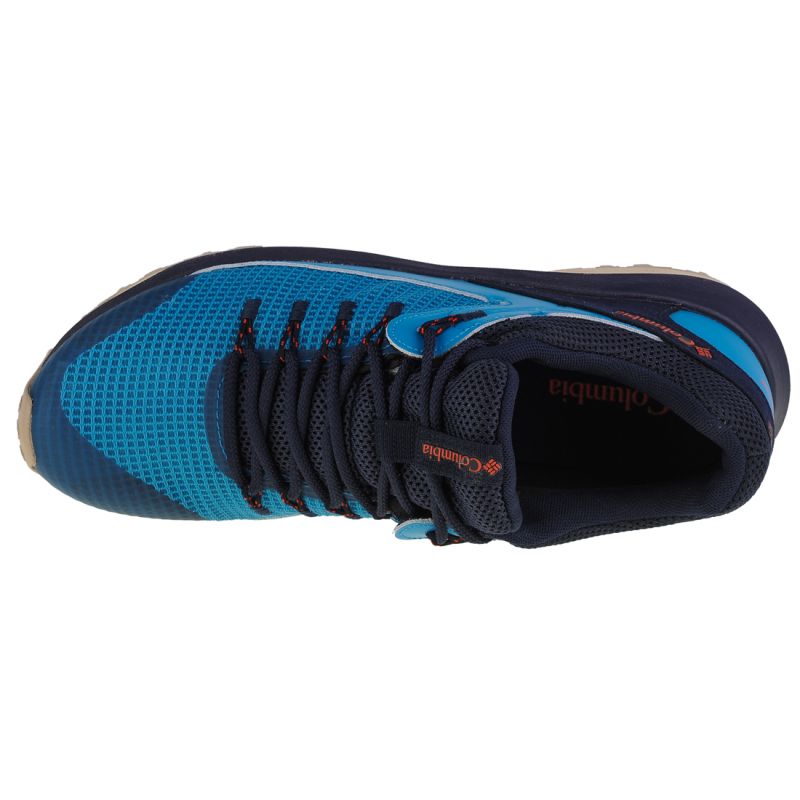 Columbia Mens Trailstorm Waterproof Shoes - Blue | Simply Hike UK