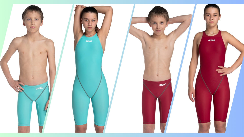 simply swim boys and girls arena racing suits