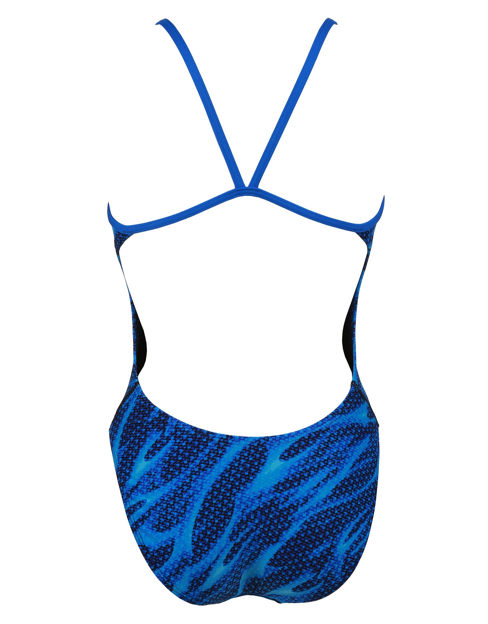 Tyr Girls Reaper Cut Out Fit Swimsuit - Blue | Simply Swim UK