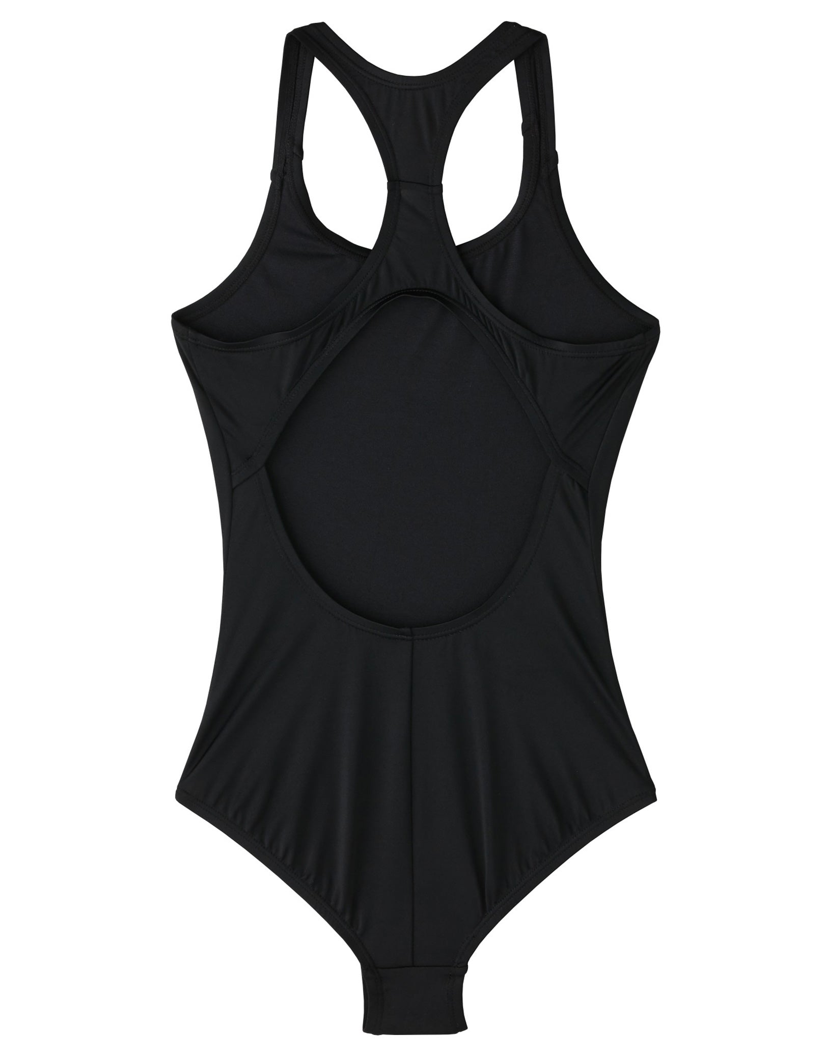 Nike Girls Solid Racerback Swimsuit - Black | Simply Swim UK
