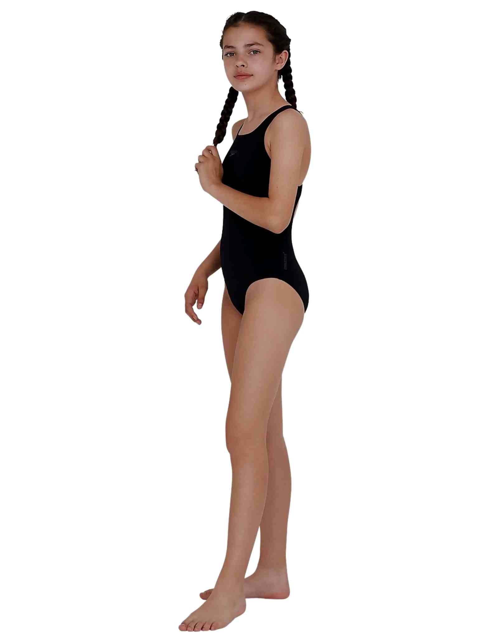 Speedo Girls Endurance Plus Medalist Black Simply Swim Simply Swim Uk