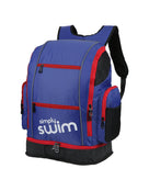Simply Swim - Basic Backpack - Front - Blue/Red
