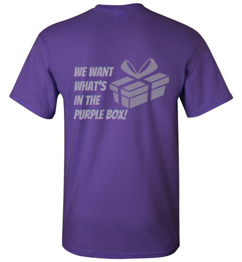 We Want What's in the Purple Box Nageela Midwest Short Sleeve T-Shirt