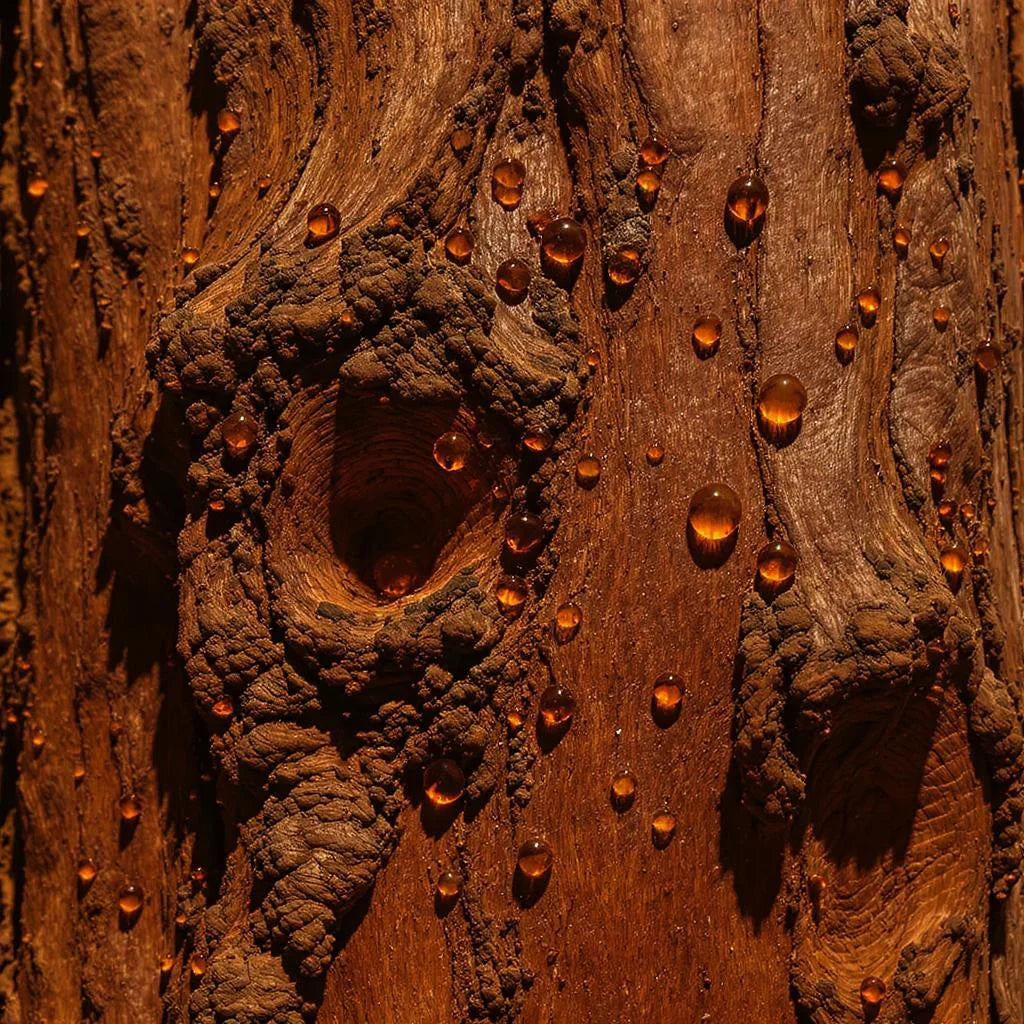 Wood textures representing warm, earthy scents