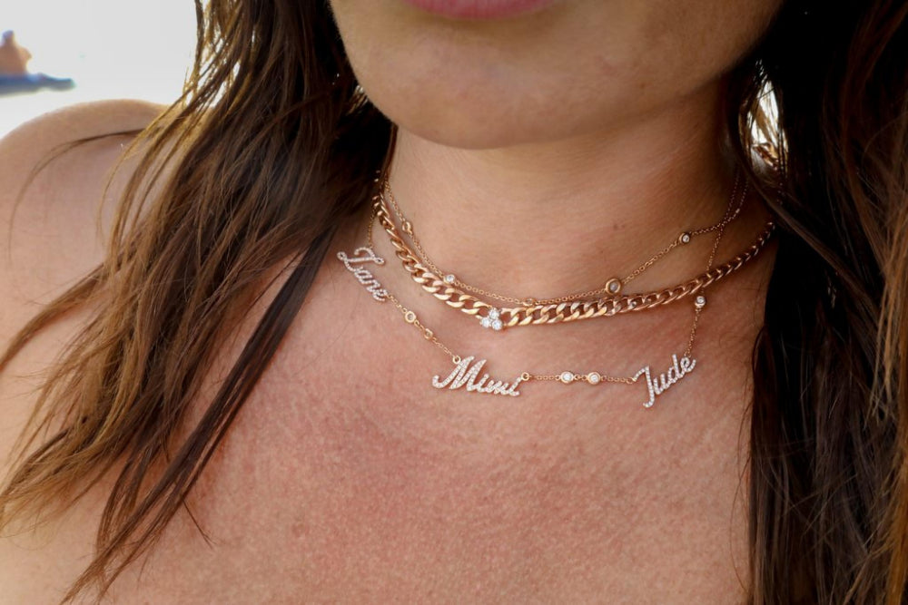 Diamond Name Necklace