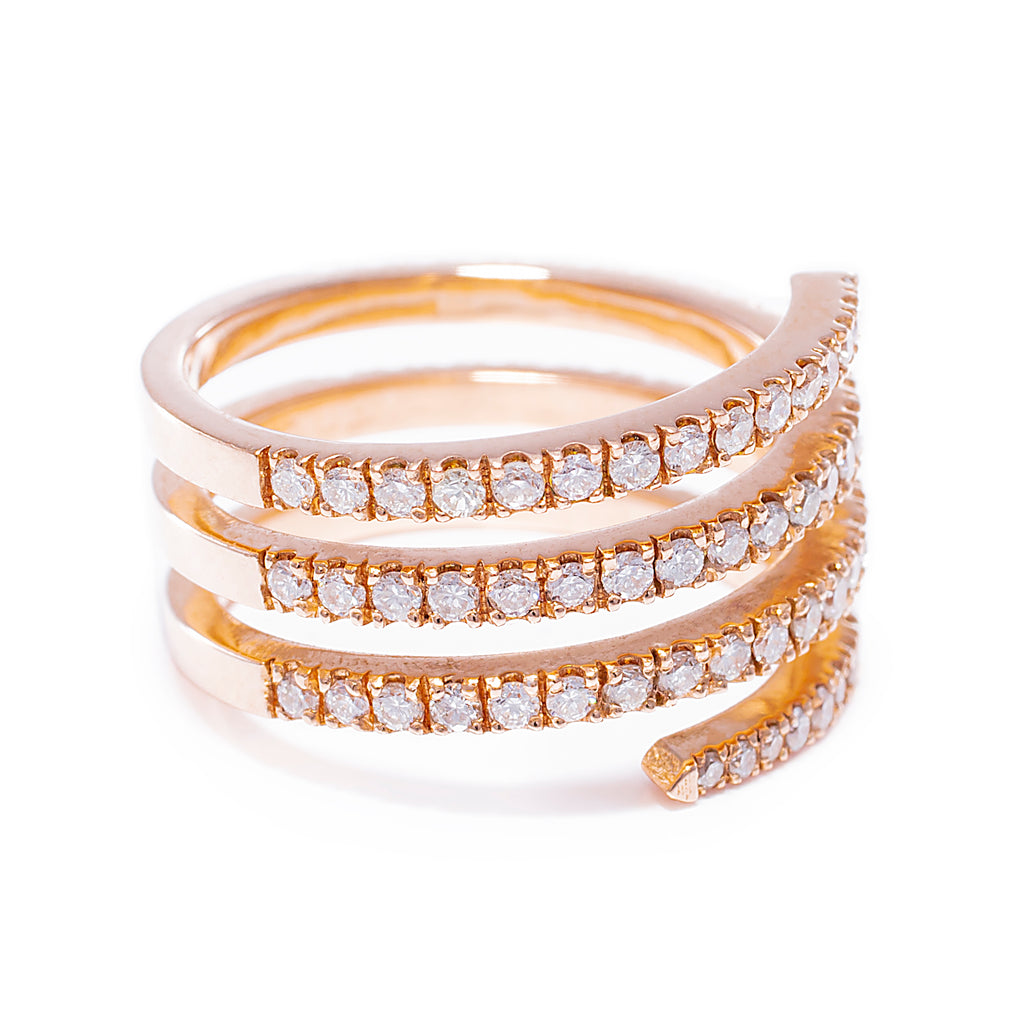 Twirly Ring - LimeLite Jewellery