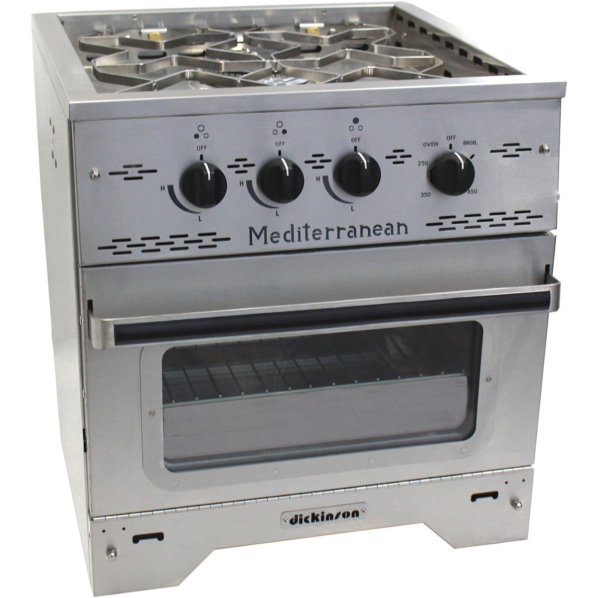 Dickinson Mediterranean Three Burner Propane Gas Stove And Oven