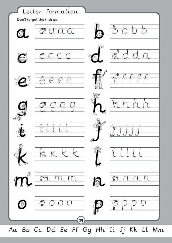 Handwriting Practice 2 – Letterland Singapore