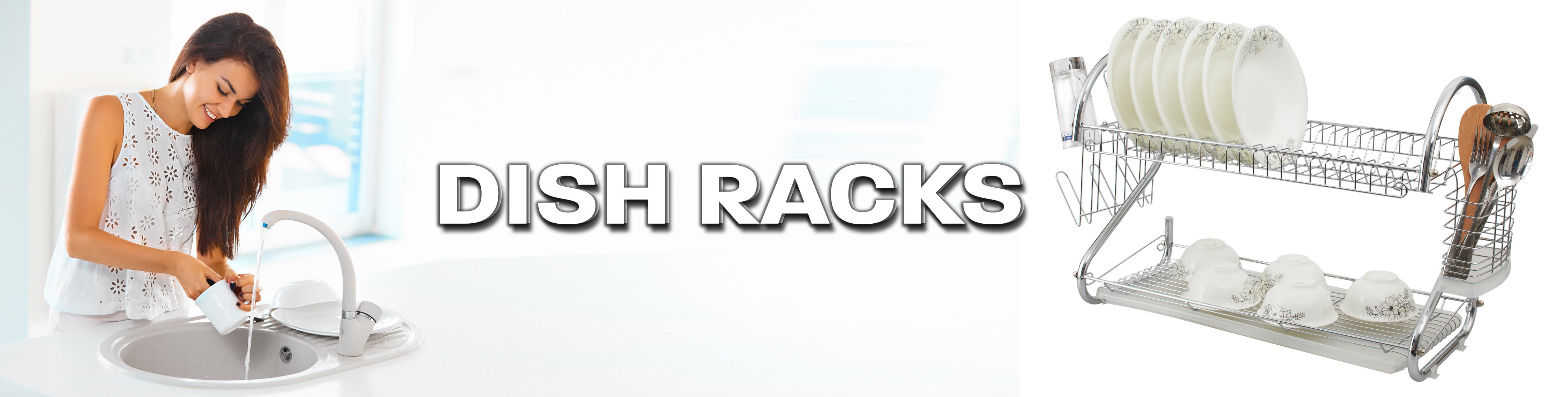 6pcs/set Kitchen Rack Dish Drainer Drying Rack