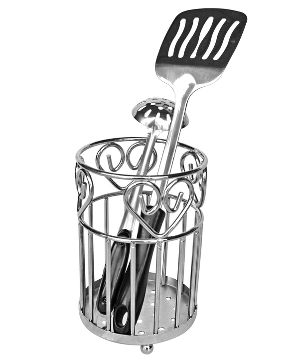 #3804 Chrome Heavy Duty Utensil Holder (case pack 12 pcs ...