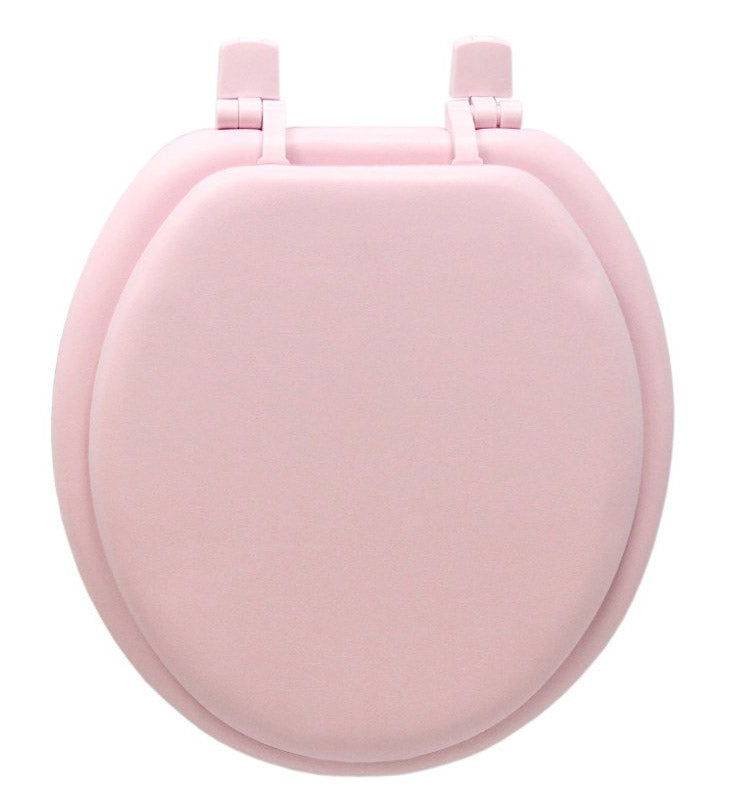 pink toilet seat