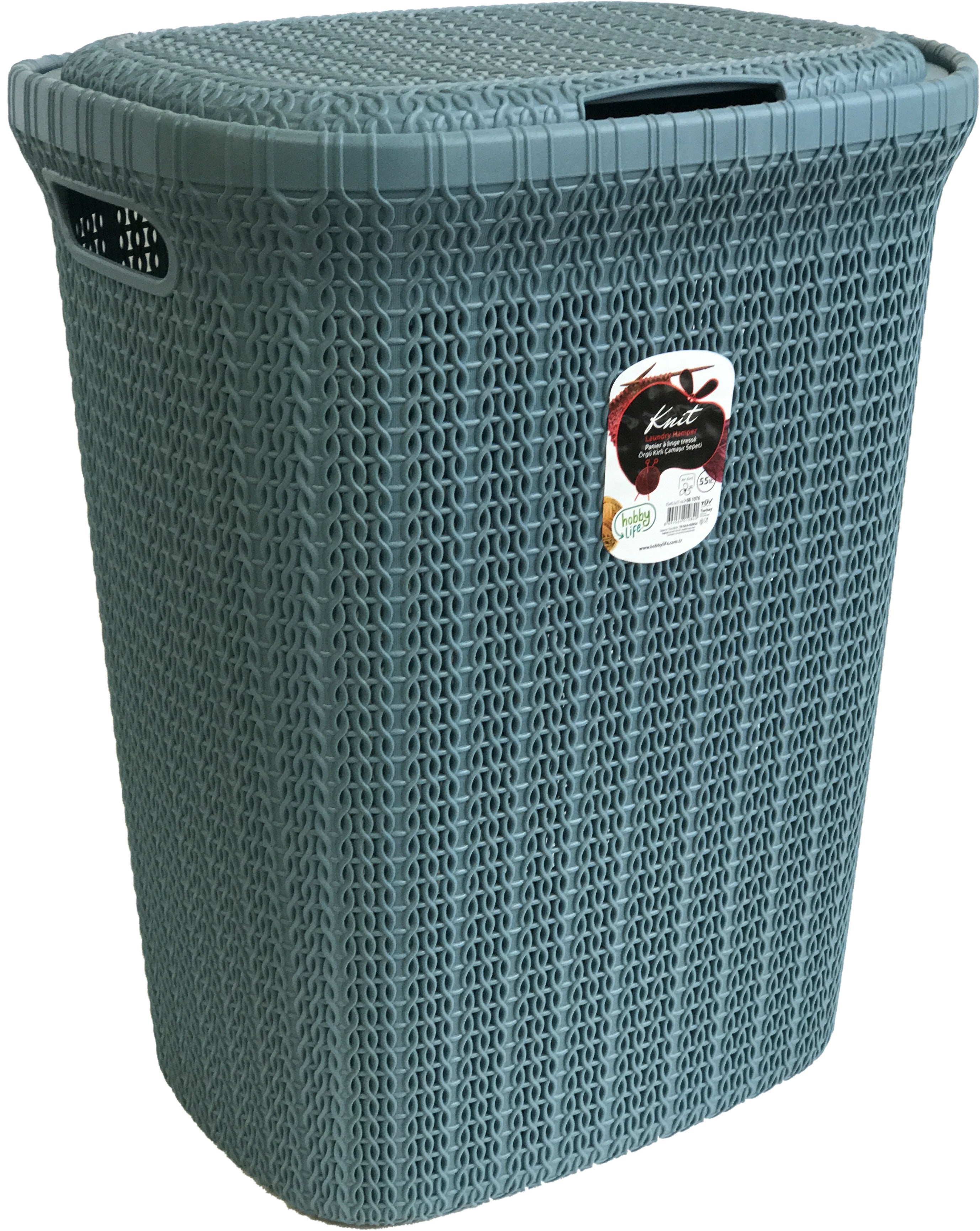 teal laundry basket