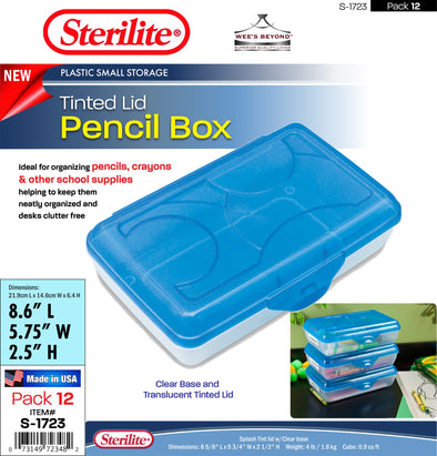 sterilite large pencil box