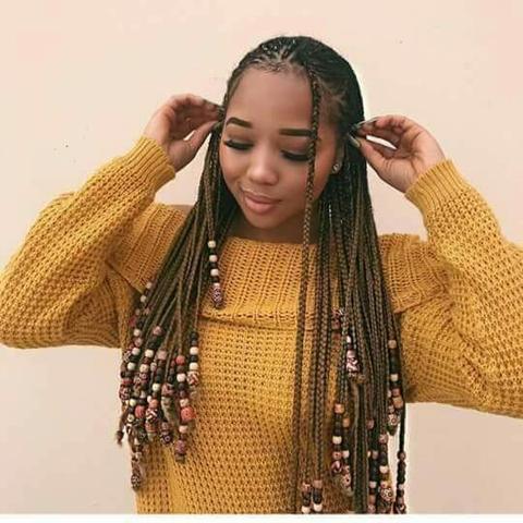 How to Add Gold Cuffs Beads to your hair - No braids or Locs Gold Cuff  Beads 