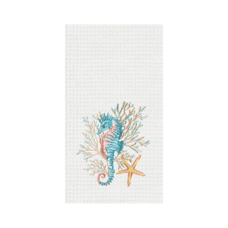 Seahorse & Coral Towel