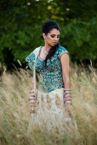 Brides Reception Lehenga (front).