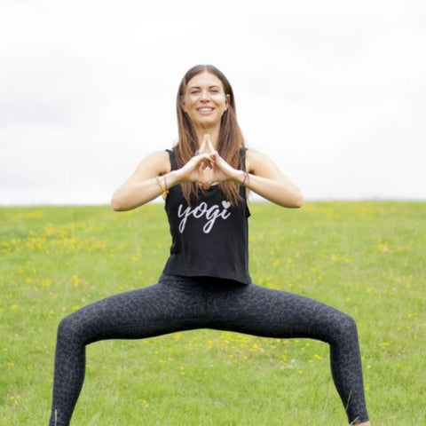 Yoga Poses For the full Moon Yoga Blog - Goddess Pose