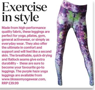 Healthy Diet Magazine - Blossom Yoga Wear Purple Haze