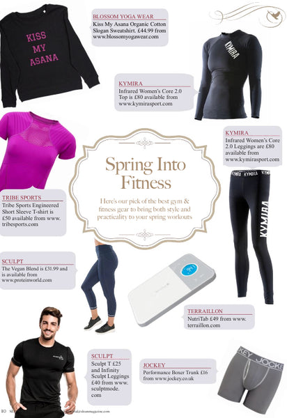 Blossom Yoga Wear in Sloan Magazine