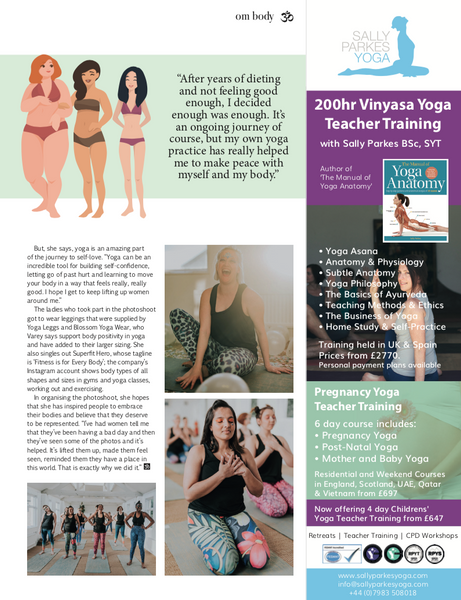 Body Confident Blossom Yoga Wear Om Yoga Magazine