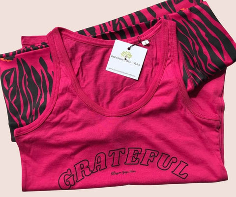 Pink yoga and gym wear