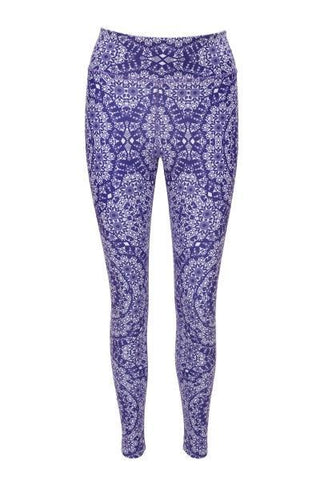 Out Of The Blue - Eco-Friendly Ditzy Print Yoga Leggings