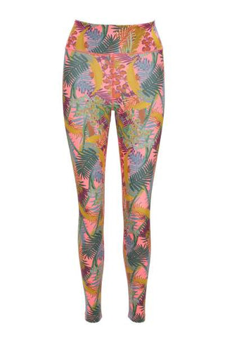 Glamour Puss Pink Animal Print Yoga Pants