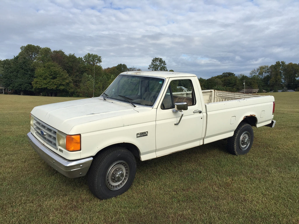 1991 Ford F250 351w White