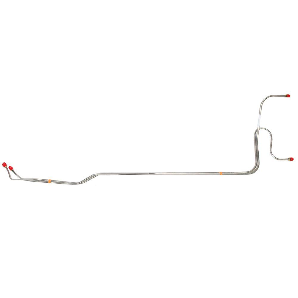 66-67 Chevy Chevelle, Malibu, El Camino; Powerglide, 2pc Transmission Cooler Lines w/ 12.5 Spacing at Radiator; Stainless