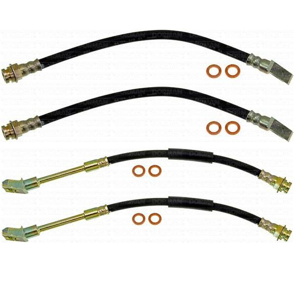 Brake Hose Kit For 63-82 Corvette Complete Kit Rubber Fine Lines