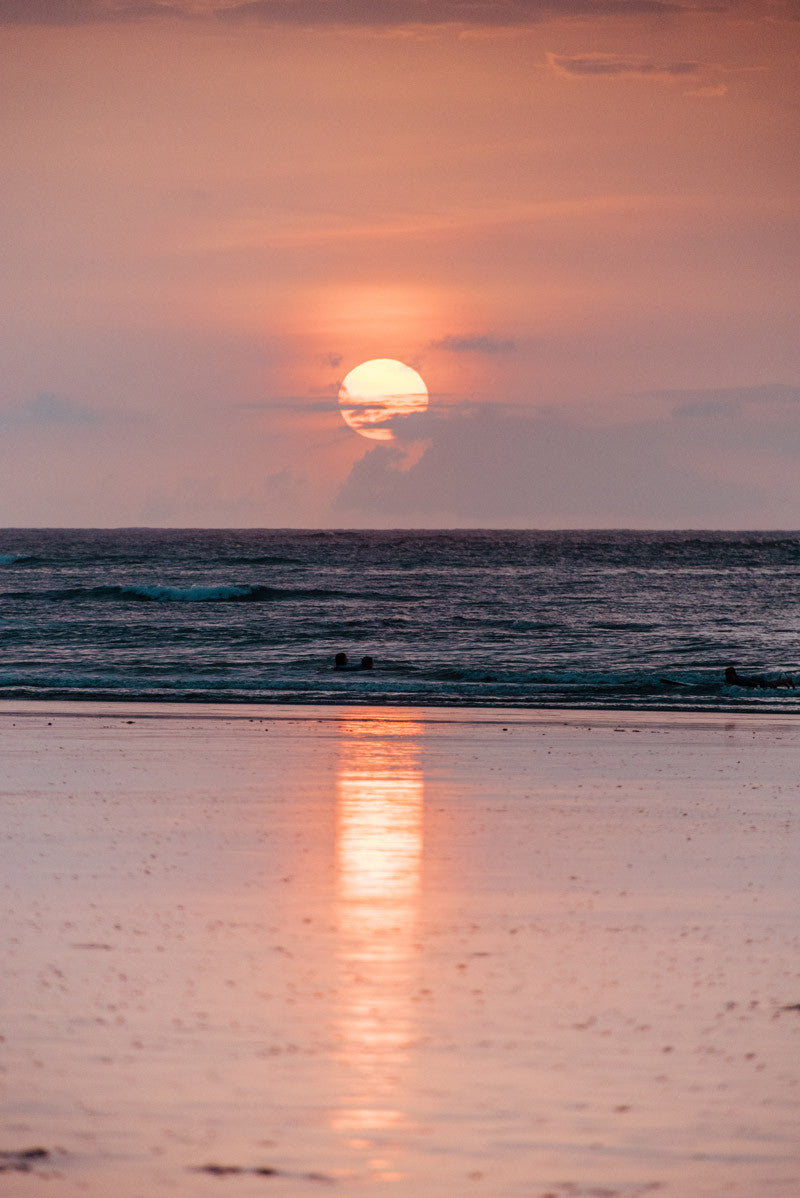 Pink rose sunset in Tamarindo Costa Rica. Photographed by Kristen M. Brown Samba to the Sea.