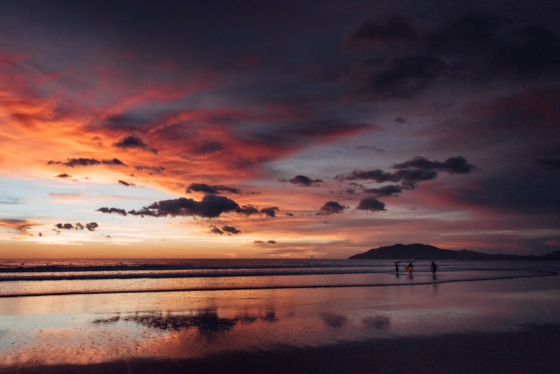 Gorgeous sunset in Costa Rica. Photographed by Kristen M. Brown, Samba to the Sea for The Sunset Shop.