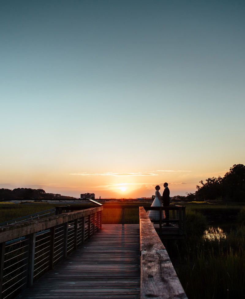 Sunset in Hilton Head Island at Honey Horn. Photographed by Kristen M. Brown, Samba to the Sea for The Sunset Shop.