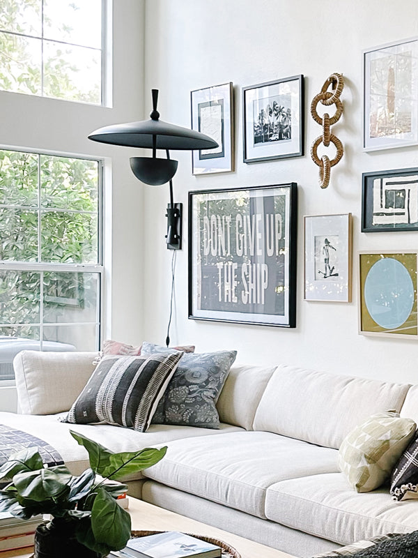 Gallery wall by Kate Lester Interiors.